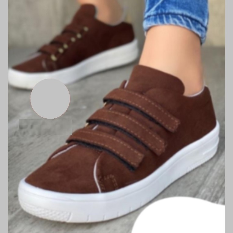 Brown Suede Sneakers For Women
